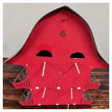 Red S&K Manufacturing 16-Family Purple Martin Barn Birdhouse   