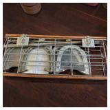 Sportcraft Tournament-Style Horseshoe Set W:Steel Shoes & Wooden Case