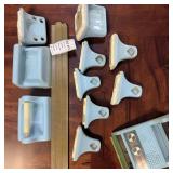 MCM Porcelain Tile-In Bathroom Accessories - Towel Bar Brackets, Soup Dish
