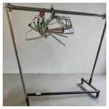 Commercial Grade Collapsible Rooling Z-Rack Garment Rack