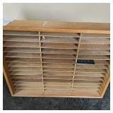 Napa Valley Box Company Wooden Media Storage Wall Crate
