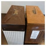MCM Ballonoff Porta-File Metal Document Storage Boxes (Lot of 2)