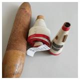 Wooden Guiro Percussion Instrument,  Humes & Berg New Stone Lined Trumpet Mutes