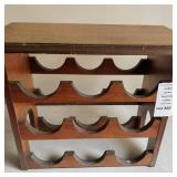 Wood 12 Bottle Countertop Wine Rack 