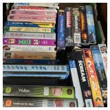 VHS Movie Lot - The Bourne Identity, Scream, Grease, Dracula, The Mask & More