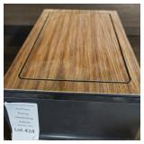 Faux WoodGrain:Plastic Sliding Drawer VHS Tape Storage Cabinet