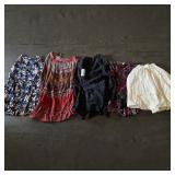 BohoFloral Skirt Lot - Courtney Washington, Just Elements, White Stag (Sz L 14)