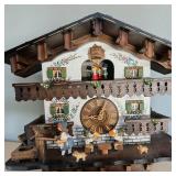 Swiss Romance Chalet Musical Cuckoo Clock Plays  Edelweiss 