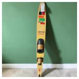Yellow Orange EP Competition X2 Honeycomb Slalom Water Ski