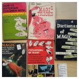 Six Vintage Magic-Themed Books