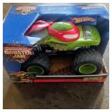 TMNT Raphael Hot Wheels Monster Jam Truck In Box.