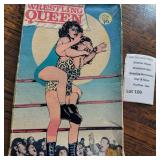Wrestling Queen VHS Tape with Illustrated Cover