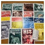 Vintage  Horror, Sci-Fi Comic Book Cover Postcards