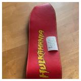 Hulkamania Red Leather Weightlifting Belt