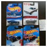 Mattel Hot Wheels Die-Cast Car Lot of 4