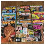 Eight Vintage Wrestling Magazine Lot of 9