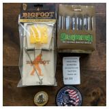 Bigfoot-Themed Collectibles Including Trap