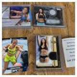 UFC Women Relic Card Lot
