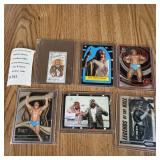 6 Wrestling-Themed Trading Cards Iron Sheik, More