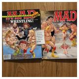 Two MAD Magazines Highlighting Wrestling Themes