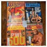 Four Pro Wrestling Illustrated Magazines