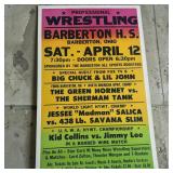 Wrestling Event Poster W/Big Chuck & Lil John