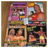 4 1990s Wrestling Magazines Featuring Hulk Hogan