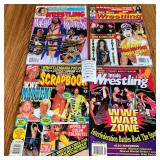 5 Wrestling Magazines Featuring Various Titles