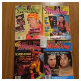 Lot of 4 'Inside Wrestling' Magazines, 1990s