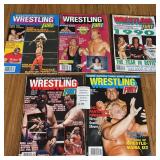 Lot of 5 Wrestling Fury Magazines