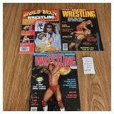 Three 1980s Gold Belt Wrestling Magazines