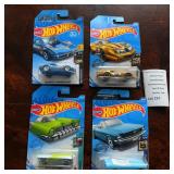 Four Hot Wheels 50th Anniversary Cars