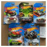 5 Hot Wheels Die-Cast Cars In Original Packaging