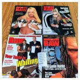 Four WWF RAW Magazines