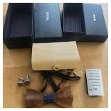 Prada Gift Boxes, Cufflinks, Wooden Bow Tie & More