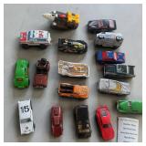 Vintage Die-Cast Toy Cars Lot of 16