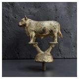 Cast Iron Bull Farmhouse Weathervane Finial