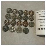 1943 Steel Penny Lot of 19