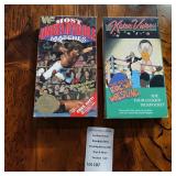Two Wrestling VHS Tapes: WWF and Hulk Hogan