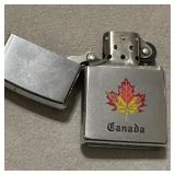 Zippo Windproof Lighter W/Canadian Maple Leaf