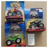 Hot Wheels Monster Jam Trucks Lot of 3