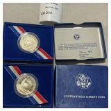 1986 Liberty Half Dollars W/Boxes (Lot of 2)