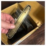 Cabinet Hardware Draw Pulls & Backplate Lot (NOS)