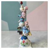 Jim Shore Family of Flakes Stacked Snowman Figure