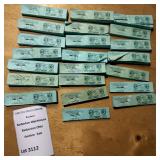 State of Ohio Sales Tax Stamp Lot