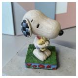 Jim Shore Peanuts Snoopy and Woodstock Hugging Fig