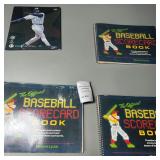 Baseball Scorebook Lot of 3 & Ken Griffey Poster