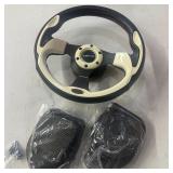 Steering Wheel & Speaker Cover Lot