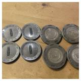 Lincoln & Cadillac Wheel Center Cover Lot of 4