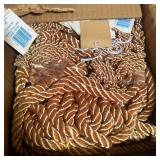 Newell Rust Twisted Rope Curtain Tie Backs (NOS)